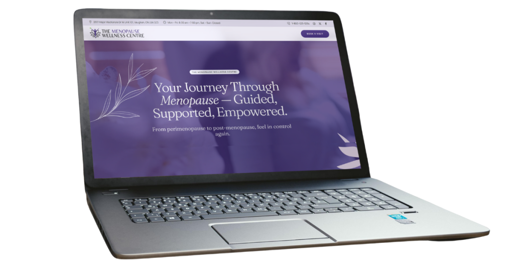 A menopause clinic website, designed and developed for acquiring more patients