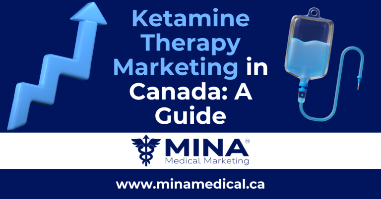Ketamine Therapy Marketing in Canada: A Compliance and Performance-First Playbook: Featured Image by MINA Medical Marketing